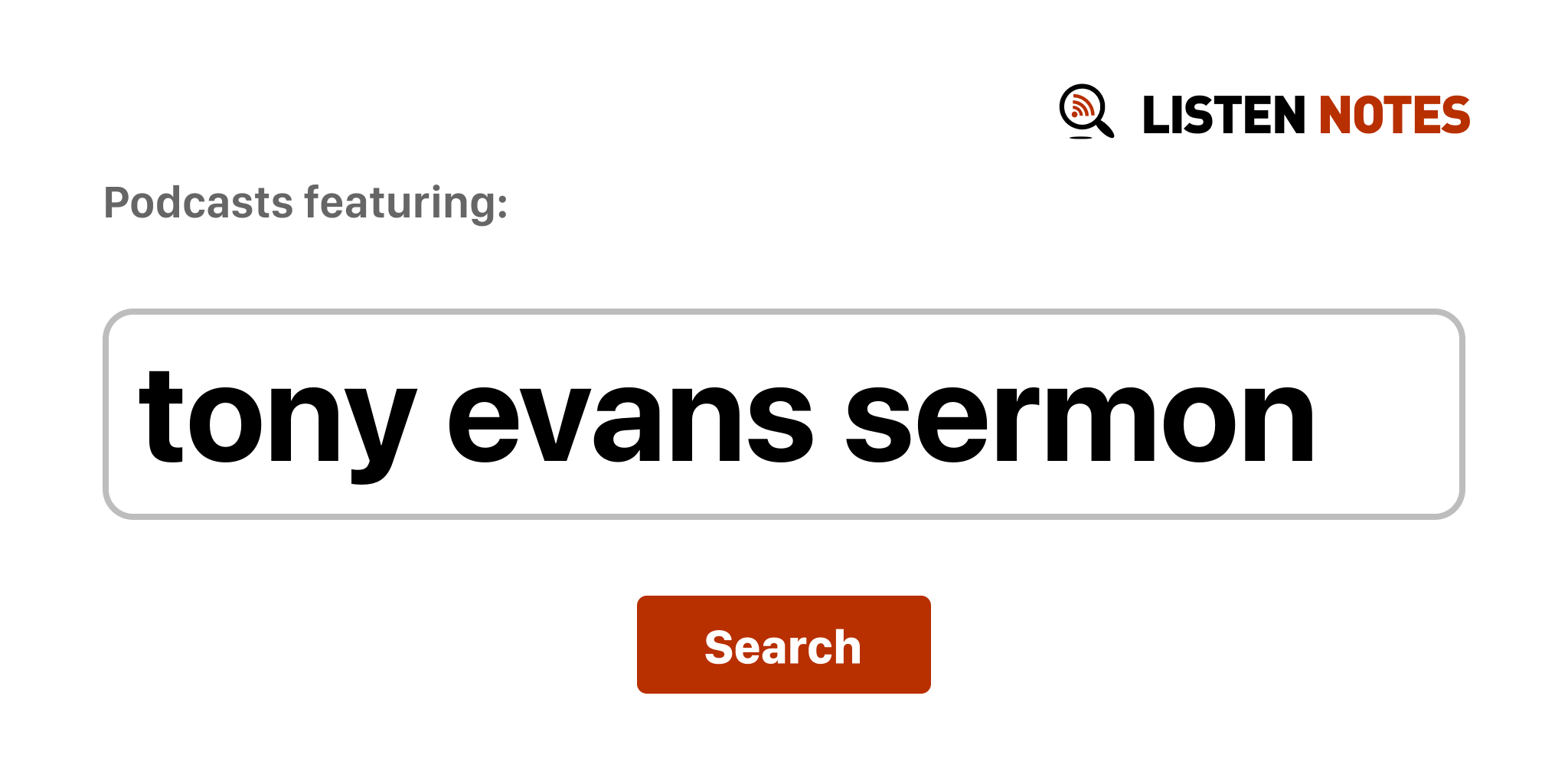 Tony Evans Sermon Top podcast episodes